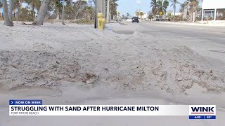 Milton leaves Fort Myers Beach residents buried in sand and seeking help [upl. by Tammie346]