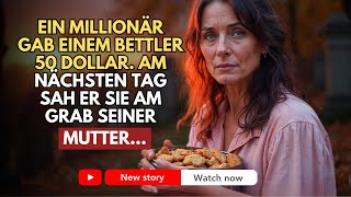 Ein Millionär Gab Einem Bettler 50 Dollar Am Nächsten Tag Sah Er Sie Am Grab Seiner Mutter [upl. by Idorb239]