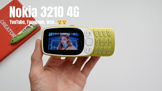 Nokia 3210 4G Unboxing YouTube Facebook and Web Browsing on a Brick Phone 😲😲  UNBOX LKCN [upl. by Gurney375]