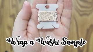 How to Wrap a Washi Tape Sample [upl. by Corie]