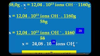 CÁLCULO DO NÚMERO DE ÍONS NUMA AMOSTRA DE SUBSTÂNCIA IÔNICA  Professor Vinícius  QUÍMICA [upl. by Sachiko86]