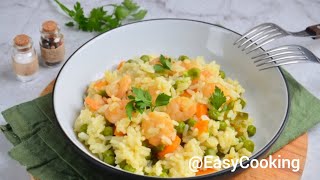 НЕВЕРОЯТНО ВКУСНЫЙ РЕЦЕПТ ПЛОВА С КРЕВЕТКАМИ И ОВОЩАМИ ИЗЫСКАННЫЙ ВКУС ДЛЯ ГУРМАНОВ [upl. by Atinal171]