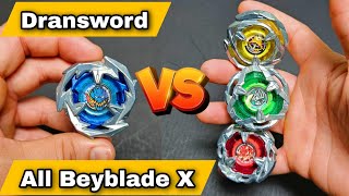 Dransword Vs All Beyblade X Beys  Which One Is Better [upl. by Gnaw]