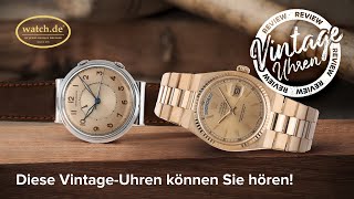 6 VintageUhren Rolex JaegerLeCoultre IWC I watchde Review [upl. by Derron]