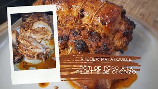 Rôti de porc farce au chorizo [upl. by Uranie533]