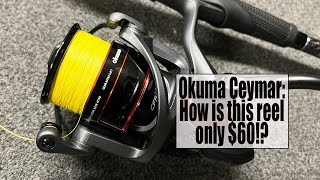 Okuma Ceymar Spinning Reel How is this reel only 60 [upl. by Alleon921]