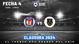 InterSchool LOMAS  Emilio Lamarca vs Aleman Temperley  FECHA 4  CLAUSURA  1er Tiempo [upl. by Ynnod]