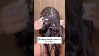 Follow This Stepbystep in Using Mayrak Hairloss Shampoo haircare hair hairtreatment hairloss [upl. by Marissa]