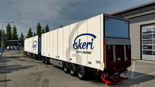 ETS 2 147  Ekeri Trailers Revision v111 By Kast  Trailer MOD  ULTRA [upl. by Nogem]