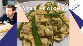 10 Comment réaliser facilement ses PÂTES FRAÎCHES maison avec leur délicieuse sauce [upl. by Nosneh]