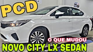 NOVO HONDA CITY LX SEDAN 2025  VERSÃO DE ENTRADA PARA PCD O QUE MUDOU [upl. by Attennyl]