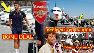 arsenal unveiled✅ Mikel Merino flight to London🔥 medical Confirmed✍️ Confirmed transfer and rumours [upl. by Zima]