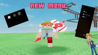 New menu Roblox [upl. by Alenoel]