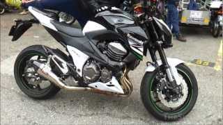 2013 Kawasaki Z800 Yoshimura R55 Exhaust [upl. by Decrem]