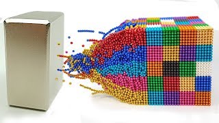 Playing with 60 000 Magnetic Balls ⭐ Slow Motion ⭐ 1001 Satisfying Video [upl. by Etnovert]