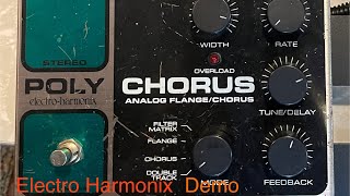 polychorus demo poly chorus electro harmonix ehx nirvana guitar rickwalkup [upl. by Blinnie857]