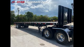 2016 Fontaine 48ft Extendable Flatbed Trailer For Sale ITAG Equipment [upl. by Ahsienet]