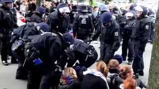 Aktionen vor und aus der noch besetzten Gerhart Hauptmann Schule in Kreuzberg Ohlauer [upl. by Gingras]