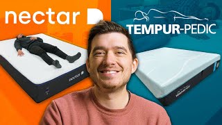 Nectar vs TempurPedic Review Which Memory Foam Mattress Is Better [upl. by Jamill828]