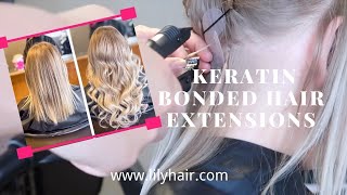 Hair Tutorial  Keratin Hair Extensions Install amp Review  LilyHair® [upl. by Marigold]