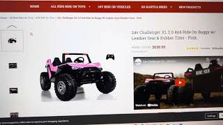 24v Challenger XL 20 4x4 Ride On Buggy  Buyer Beware  Big Toys Green Country [upl. by Niel]