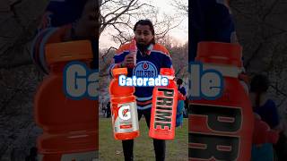 GATORADE VS PRIME HYDRATION TASTE TEST prime primehydration gatorade [upl. by Wilkens763]