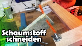 DIY Schaumstoff Schneider Styropor [upl. by Narmak194]