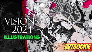 This Artbook Just Keeps Getting Better VISIONS 2024 Illustrators Book  Flipthrough Review [upl. by Pliske901]