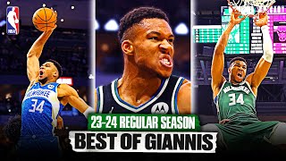 Giannis Antetokounmpo ULTIMATE 2324 Regular Season Highlight Reel 😤 [upl. by Allac962]