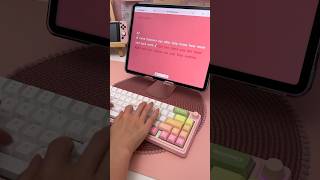 my new keyboard 😍 iPad accessories  digital planning  keyboard ASMR [upl. by Ariew141]