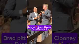 Brad Pitt and George Clooney funny moments antesedepois beforeandafter shorts viralvideo [upl. by Silma]