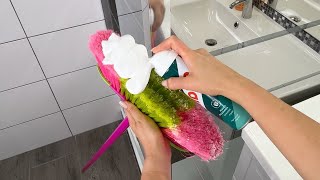 Rasierschaum auf den Besen auftragen – Geniale Anwendung für Ihre Dusche [upl. by Trudey]