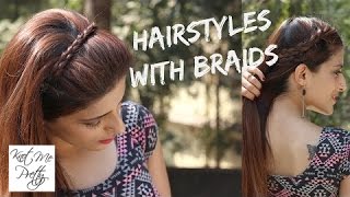 Cute And Easy Hairstyles With Braids  EASY Braid Tutorial  Back To School [upl. by Ariajaj]