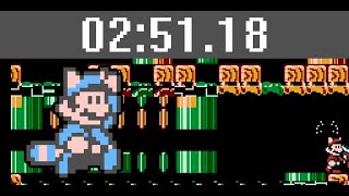 Super Mario Bros 3 quot71 Warpquot faster route Low Optimized TAS [upl. by Kisor]