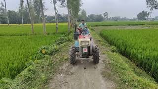 Returning home with power tiller machine after tilling land with power tiller machine । [upl. by London]