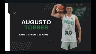 Augusto Torres highlights Liga Federal de Básquet 2024 [upl. by Ydissac255]