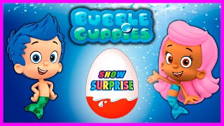 Surprise Show Kinder Surprise  Bubble Guppies Гуппи и пузырики  новый мультик Киндер сюрприз [upl. by Corsetti]