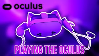 GOT MY OCULUS QUEST 3s SETUP AND GAMEPLAY PT2 [upl. by Ahens]