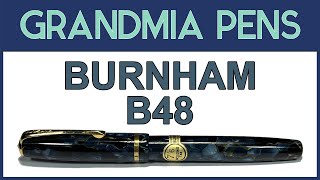 BURNHAM B48 FOUNTAIN PEN [upl. by Retrac]