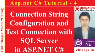 Aspnet C Tutorial 4  Connection String Configuration and Test Connection with SQL Server [upl. by Acinorej]