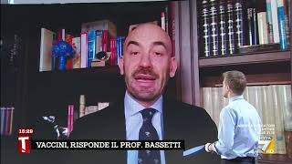 Vaccino antiCovid il prof Bassetti quotEcco quali sono le reazioni avverse più comuniquot [upl. by Ahseyt]