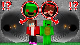 JJ and Mikey found THE SCARY TUNNELS OF SCARY Mimic JJ AND MIKEY in Minecraft Challenge  Maizen [upl. by Venita402]