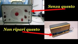 Pasquales LAB138 valvole termoioniche Oscillatore modulato SRE 412 [upl. by Anselm495]