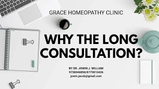 H4ALL WHY THE LONG CONSULTATION Why does a consultation with a homeopath take so long [upl. by Schuman]