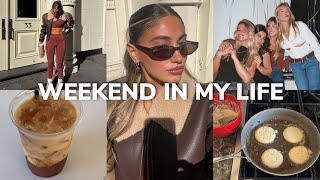 WEEKEND VLOG ❥ hitting 500k celebrating Amandas bday reformer pilates amp more [upl. by Kcirredal782]