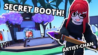 GETTING the NEW SECRET BOOTH in STARVING ARTISTS   Roblox [upl. by Kerin384]