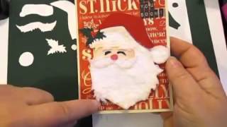 St Nick by Tim Holtz Alterations Sizzix [upl. by Berthe89]