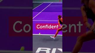 Confident Sabalenka  Rybakina tennis sports highlights shorts [upl. by Rebmeced]