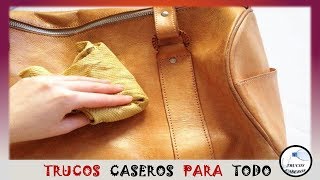 Trucos caseros para la limpiar y conservar los artículos de cuero [upl. by Lleruj443]