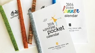 DIY Pocket Weekly Planner How to print and bind your own pocket planner with felted wool sweaters [upl. by Ettevets715]